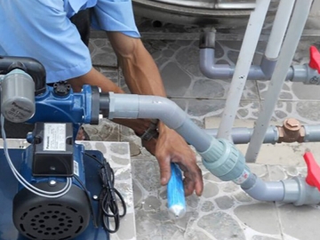 Sửa máy bơm nước lên yếu