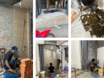 Thi công xây dựng nhà phần thô